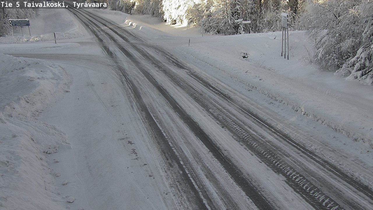 Kelikamerat Kuva Tie 5 Taivalkoski, Tyrävaara, Taivalkoski, Pohjois-Pohjanmaa