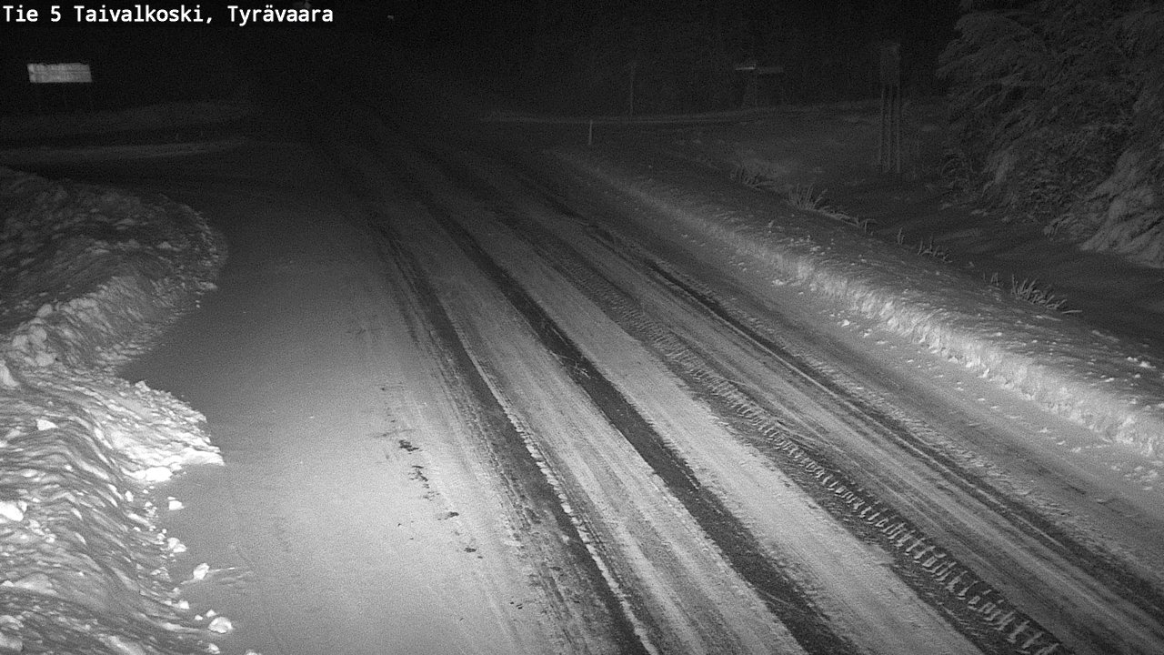 Kelikamerat Kuva Tie 5 Taivalkoski, Tyrävaara, Taivalkoski, Pohjois-Pohjanmaa