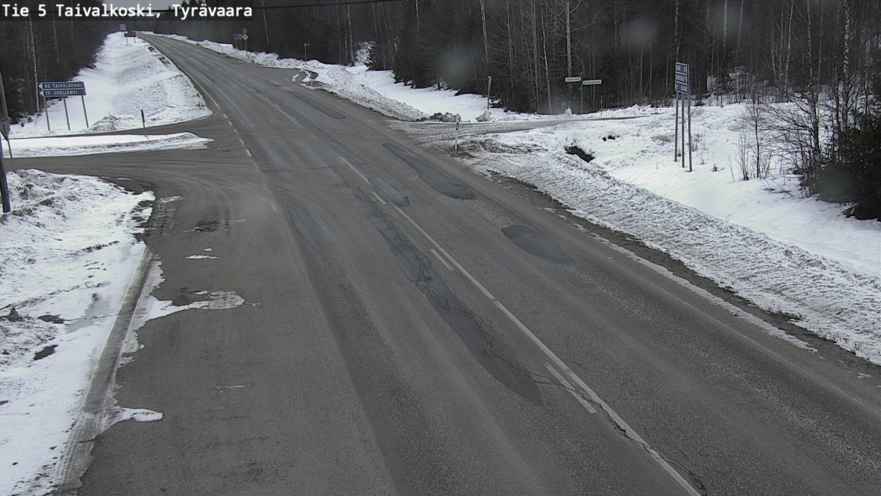 Kelikamerat Kuva Tie 5 Taivalkoski, Tyrävaara, Taivalkoski, Pohjois-Pohjanmaa