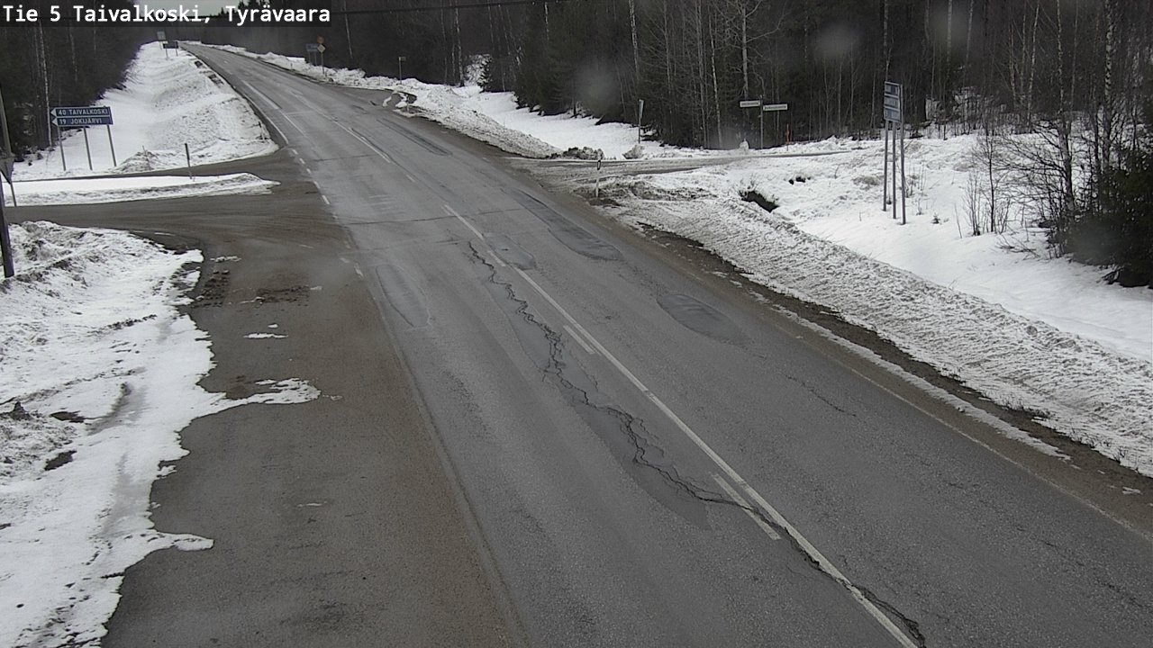 Kelikamerat Kuva Tie 5 Taivalkoski, Tyrävaara, Taivalkoski, Pohjois-Pohjanmaa