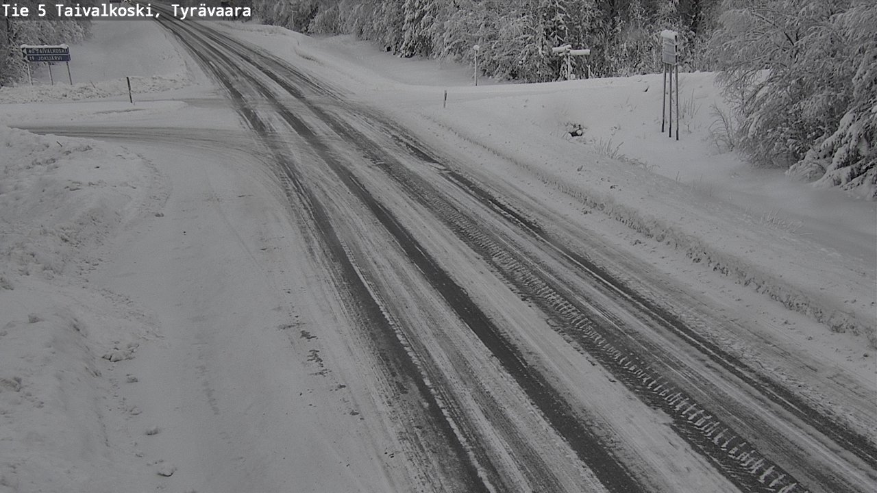 Kelikamerat Kuva Tie 5 Taivalkoski, Tyrävaara, Taivalkoski, Pohjois-Pohjanmaa