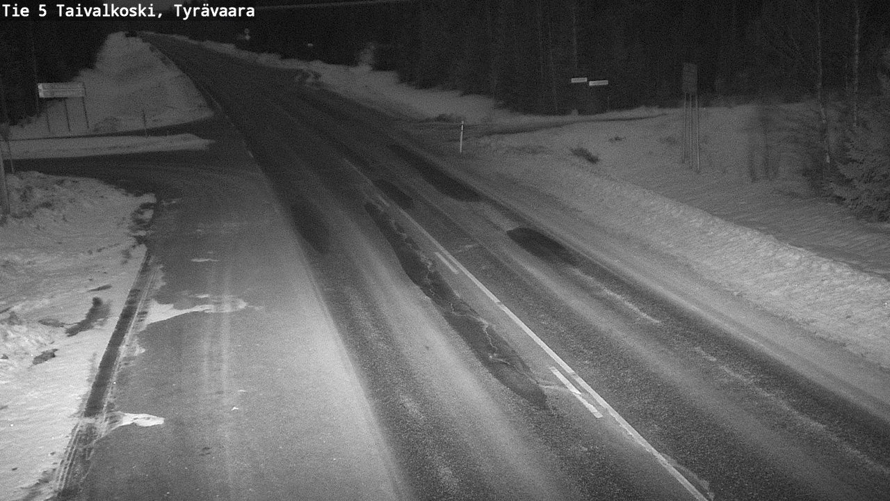Kelikamerat Kuva Tie 5 Taivalkoski, Tyrävaara, Taivalkoski, Pohjois-Pohjanmaa