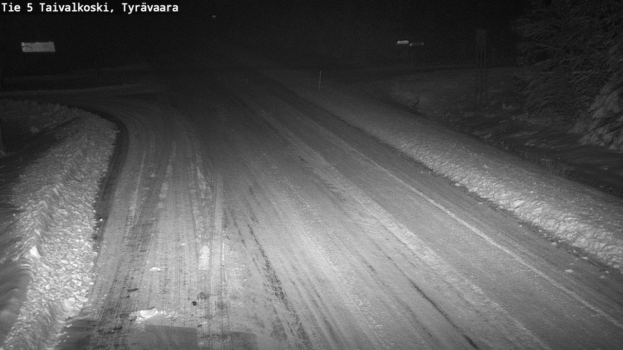 Weather Camera Image Road 5 Taivalkoski, Tyrävaara, Taivalkoski, Pohjois-Pohjanmaa