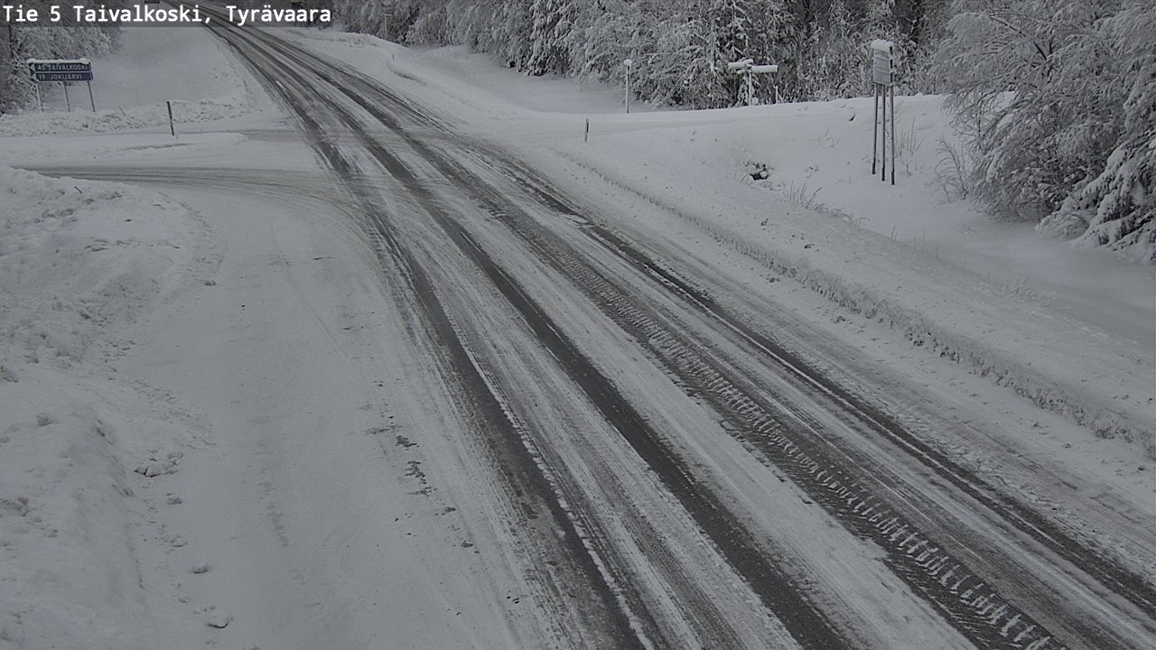 Kelikamerat Kuva Tie 5 Taivalkoski, Tyrävaara, Taivalkoski, Pohjois-Pohjanmaa
