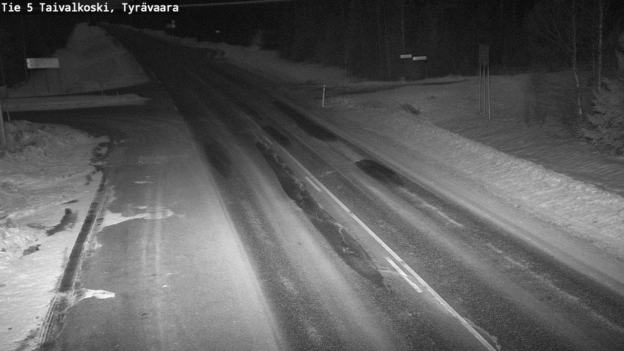 Kelikamerat Kuva Tie 5 Taivalkoski, Tyrävaara, Taivalkoski, Pohjois-Pohjanmaa