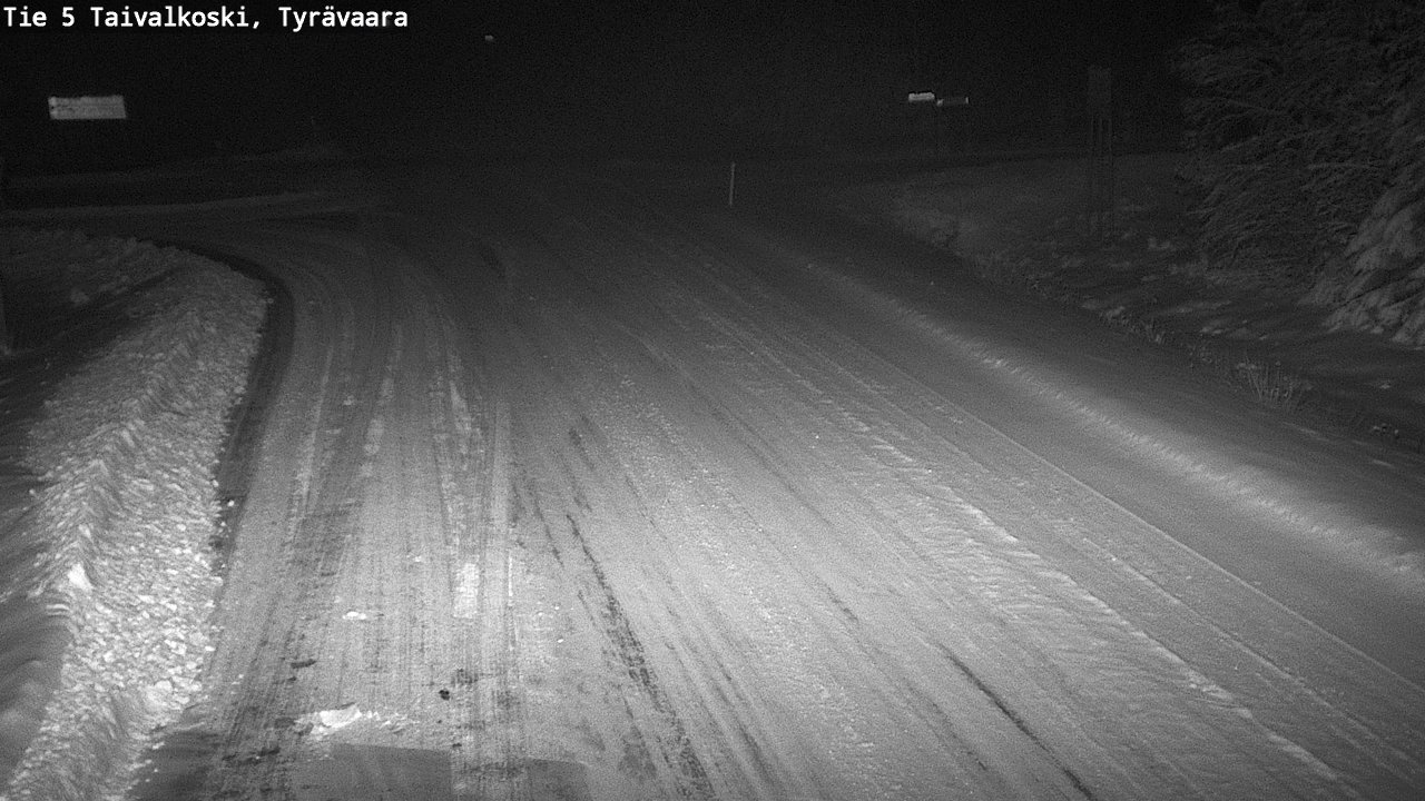 Weather Camera Image Road 5 Taivalkoski, Tyrävaara, Taivalkoski, Pohjois-Pohjanmaa