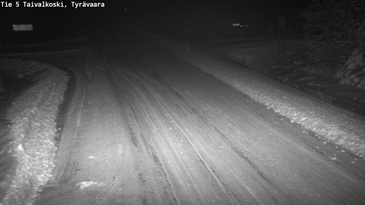 Weather Camera Image Road 5 Taivalkoski, Tyrävaara, Taivalkoski, Pohjois-Pohjanmaa