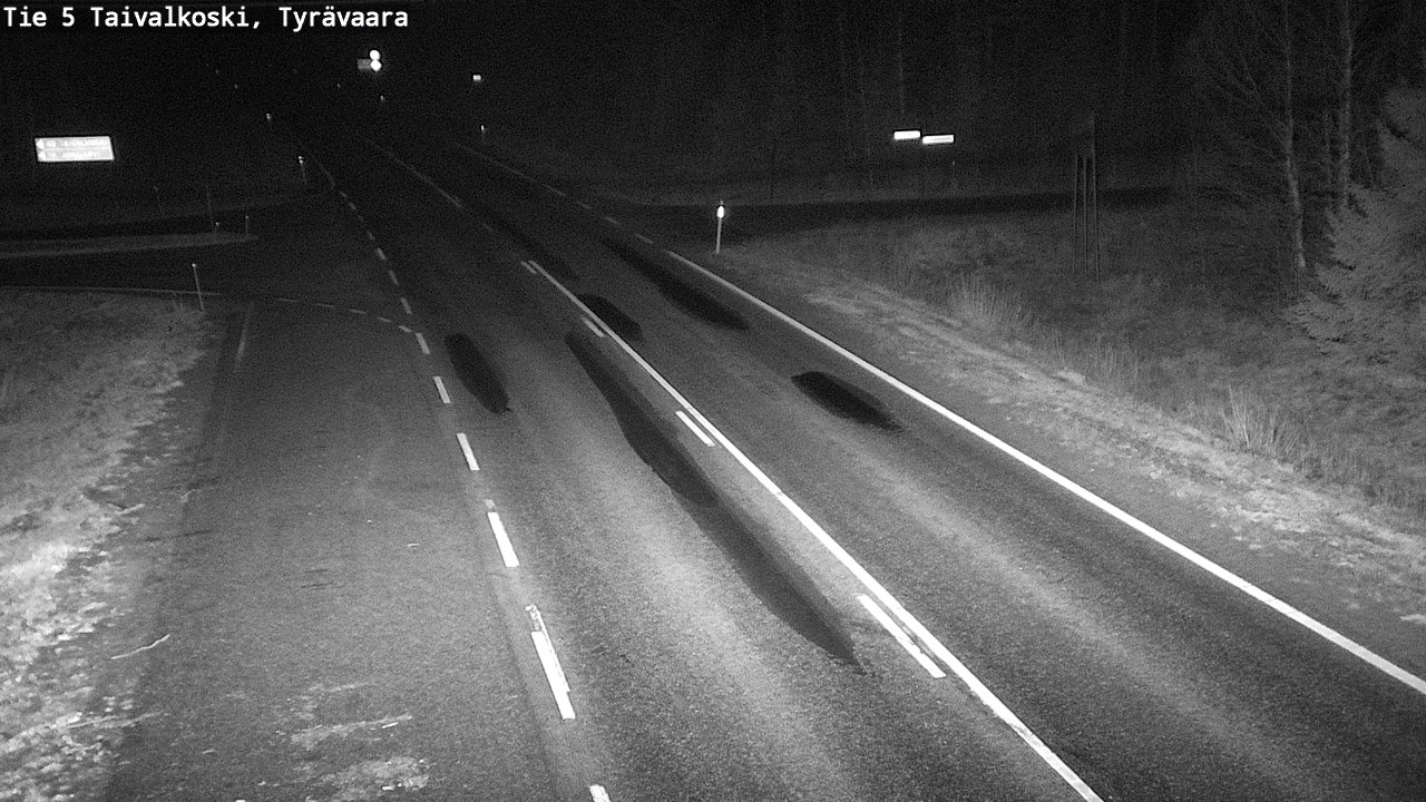 Kelikamerat Kuva Tie 5 Taivalkoski, Tyrävaara, Taivalkoski, Pohjois-Pohjanmaa