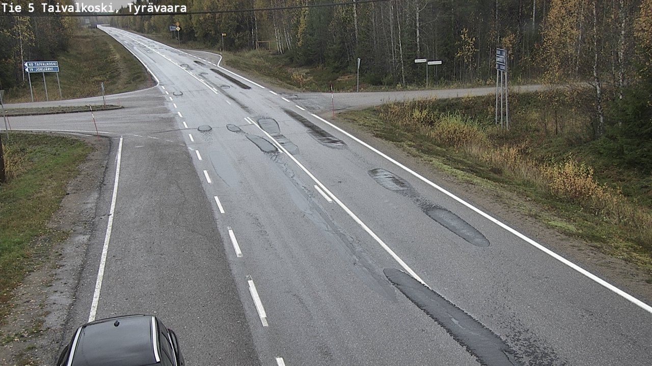 Kelikamerat Kuva Tie 5 Taivalkoski, Tyrävaara, Taivalkoski, Pohjois-Pohjanmaa