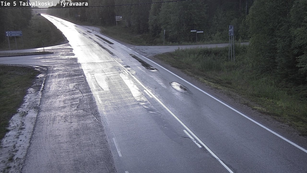 Kelikamerat Kuva Tie 5 Taivalkoski, Tyrävaara, Taivalkoski, Pohjois-Pohjanmaa