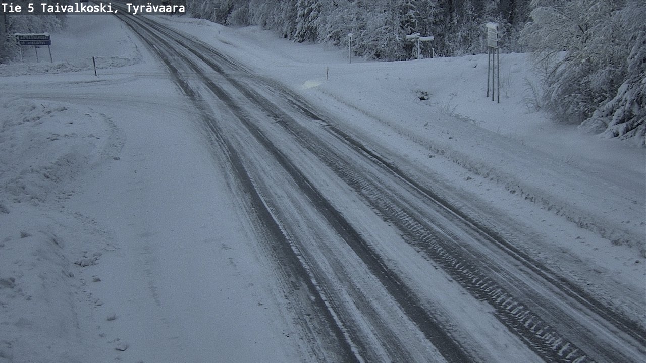 Kelikamerat Kuva Tie 5 Taivalkoski, Tyrävaara, Taivalkoski, Pohjois-Pohjanmaa