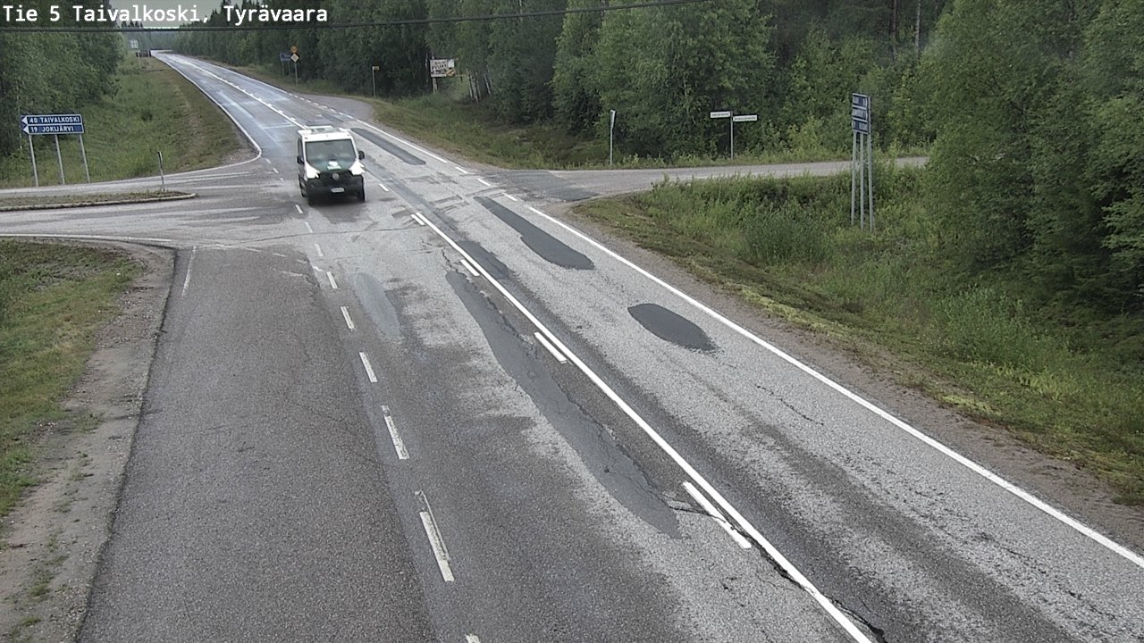 Kelikamerat Kuva Tie 5 Taivalkoski, Tyrävaara, Taivalkoski, Pohjois-Pohjanmaa