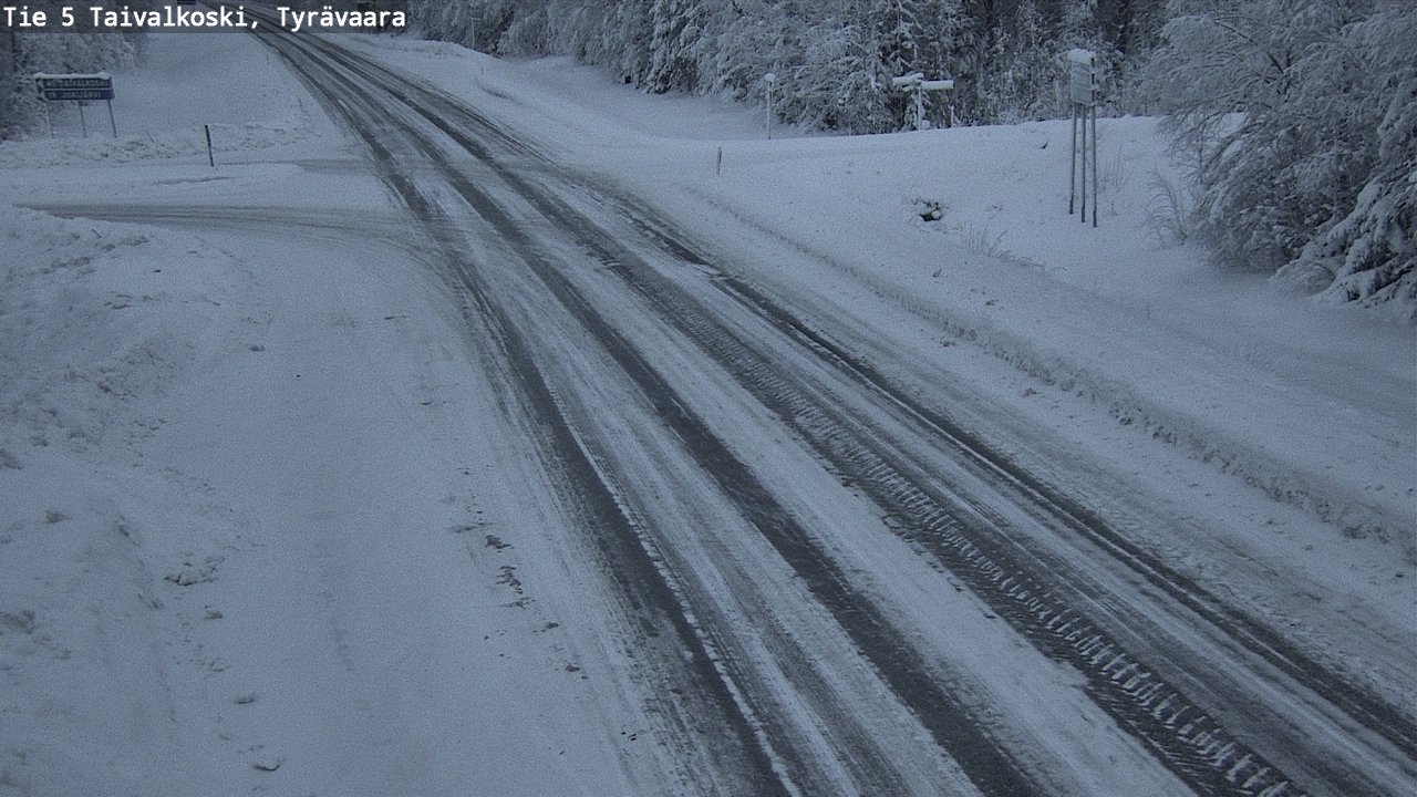Kelikamerat Kuva Tie 5 Taivalkoski, Tyrävaara, Taivalkoski, Pohjois-Pohjanmaa