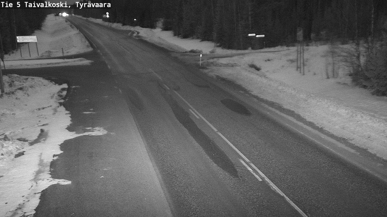 Kelikamerat Kuva Tie 5 Taivalkoski, Tyrävaara, Taivalkoski, Pohjois-Pohjanmaa