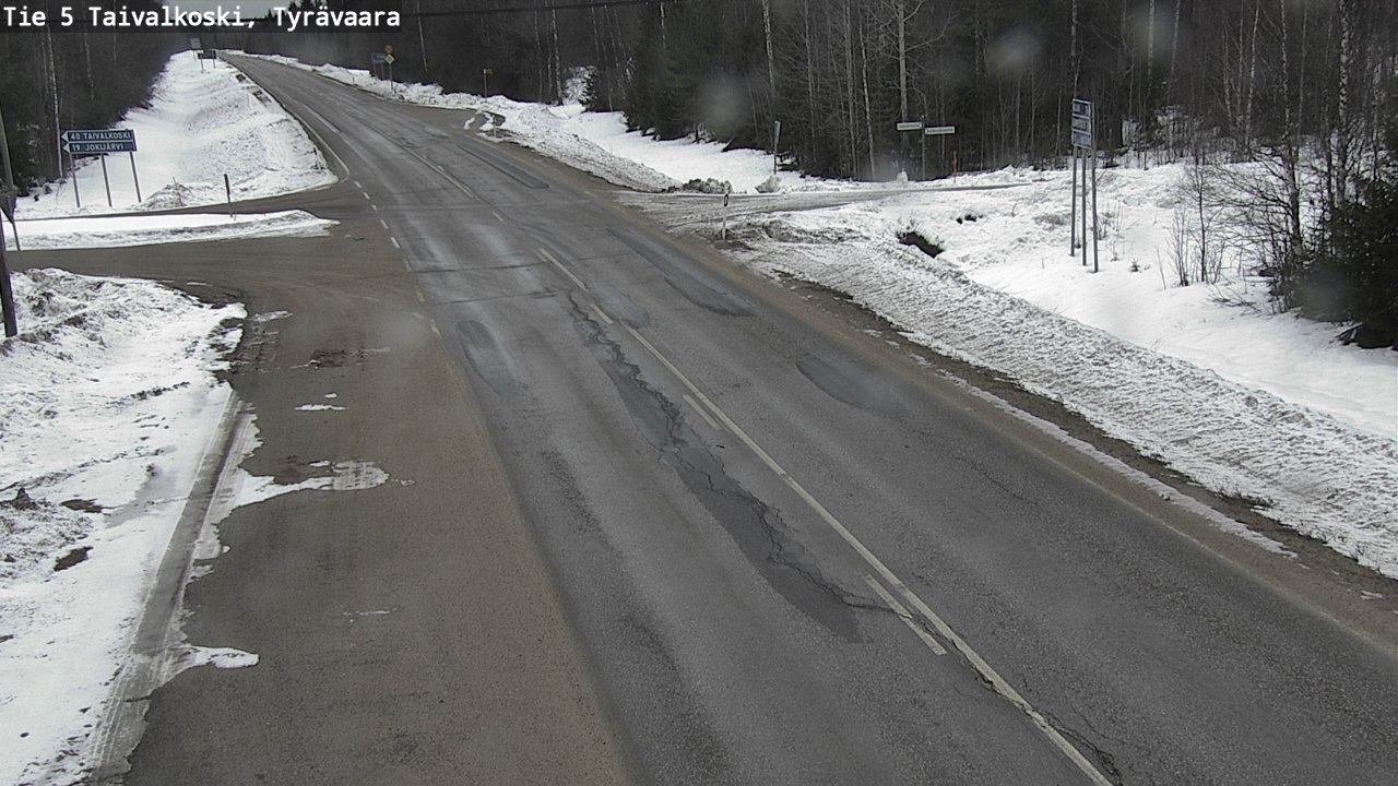 Kelikamerat Kuva Tie 5 Taivalkoski, Tyrävaara, Taivalkoski, Pohjois-Pohjanmaa