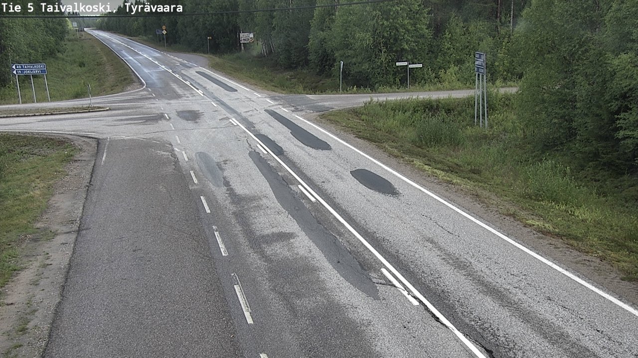 Kelikamerat Kuva Tie 5 Taivalkoski, Tyrävaara, Taivalkoski, Pohjois-Pohjanmaa