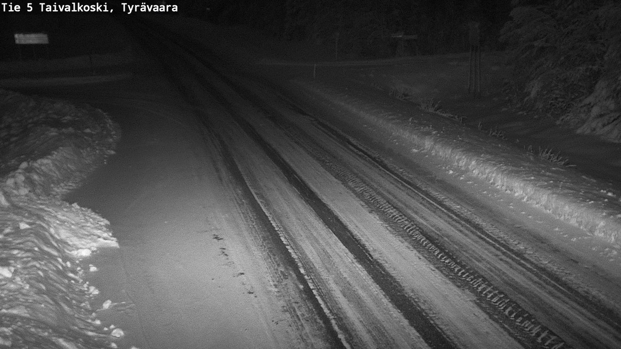 Kelikamerat Kuva Tie 5 Taivalkoski, Tyrävaara, Taivalkoski, Pohjois-Pohjanmaa