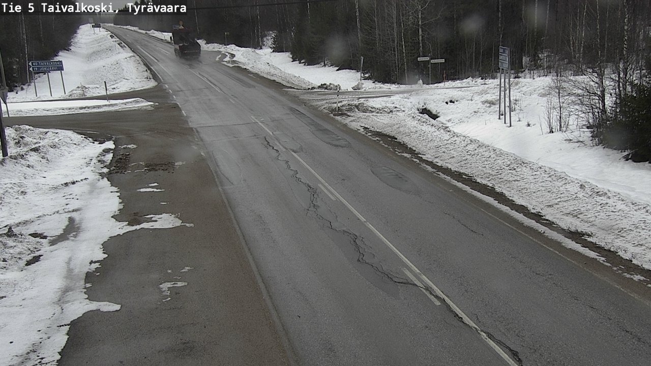 Kelikamerat Kuva Tie 5 Taivalkoski, Tyrävaara, Taivalkoski, Pohjois-Pohjanmaa