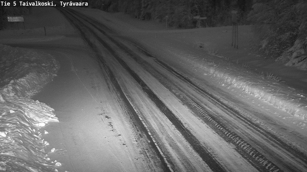 Kelikamerat Kuva Tie 5 Taivalkoski, Tyrävaara, Taivalkoski, Pohjois-Pohjanmaa