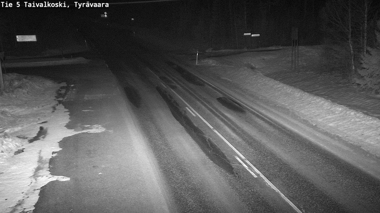 Kelikamerat Kuva Tie 5 Taivalkoski, Tyrävaara, Taivalkoski, Pohjois-Pohjanmaa