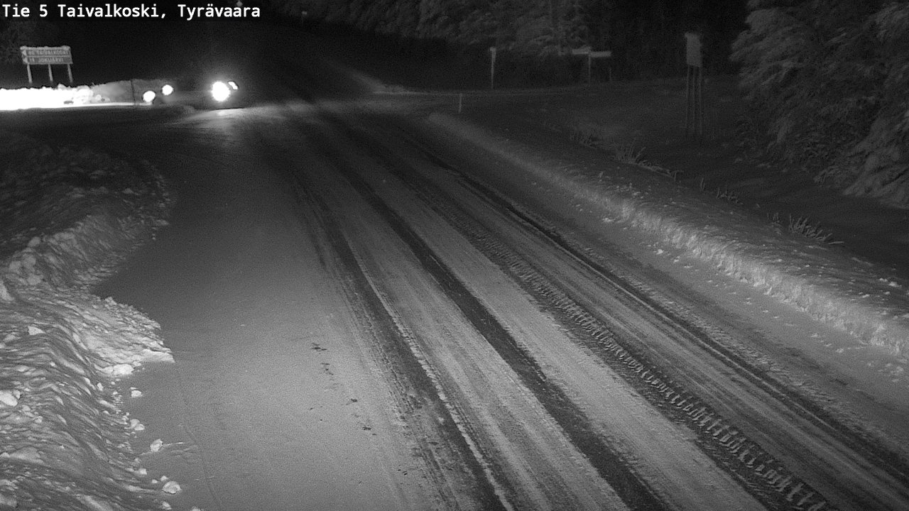 Kelikamerat Kuva Tie 5 Taivalkoski, Tyrävaara, Taivalkoski, Pohjois-Pohjanmaa