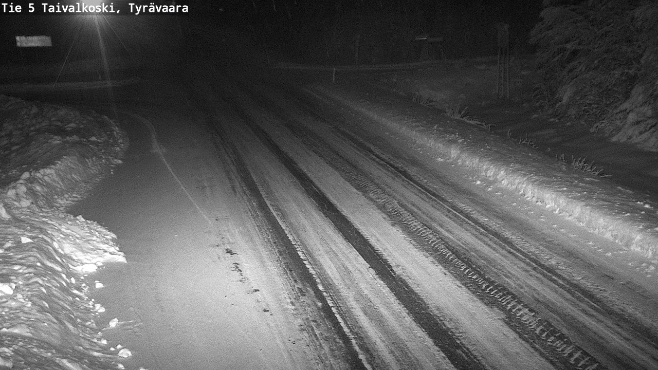 Kelikamerat Kuva Tie 5 Taivalkoski, Tyrävaara, Taivalkoski, Pohjois-Pohjanmaa