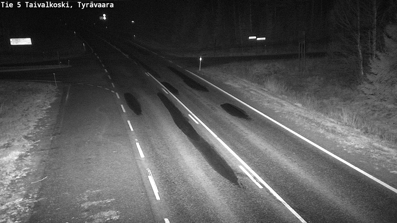 Kelikamerat Kuva Tie 5 Taivalkoski, Tyrävaara, Taivalkoski, Pohjois-Pohjanmaa
