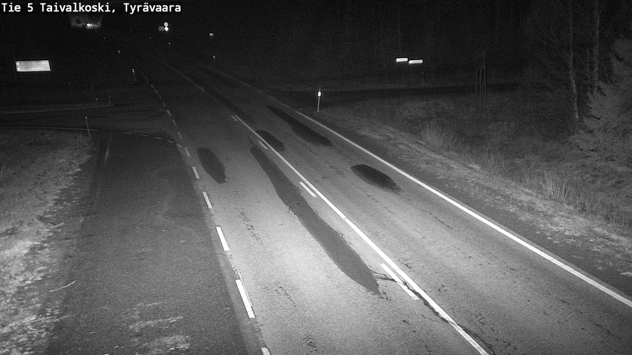 Kelikamerat Kuva Tie 5 Taivalkoski, Tyrävaara, Taivalkoski, Pohjois-Pohjanmaa