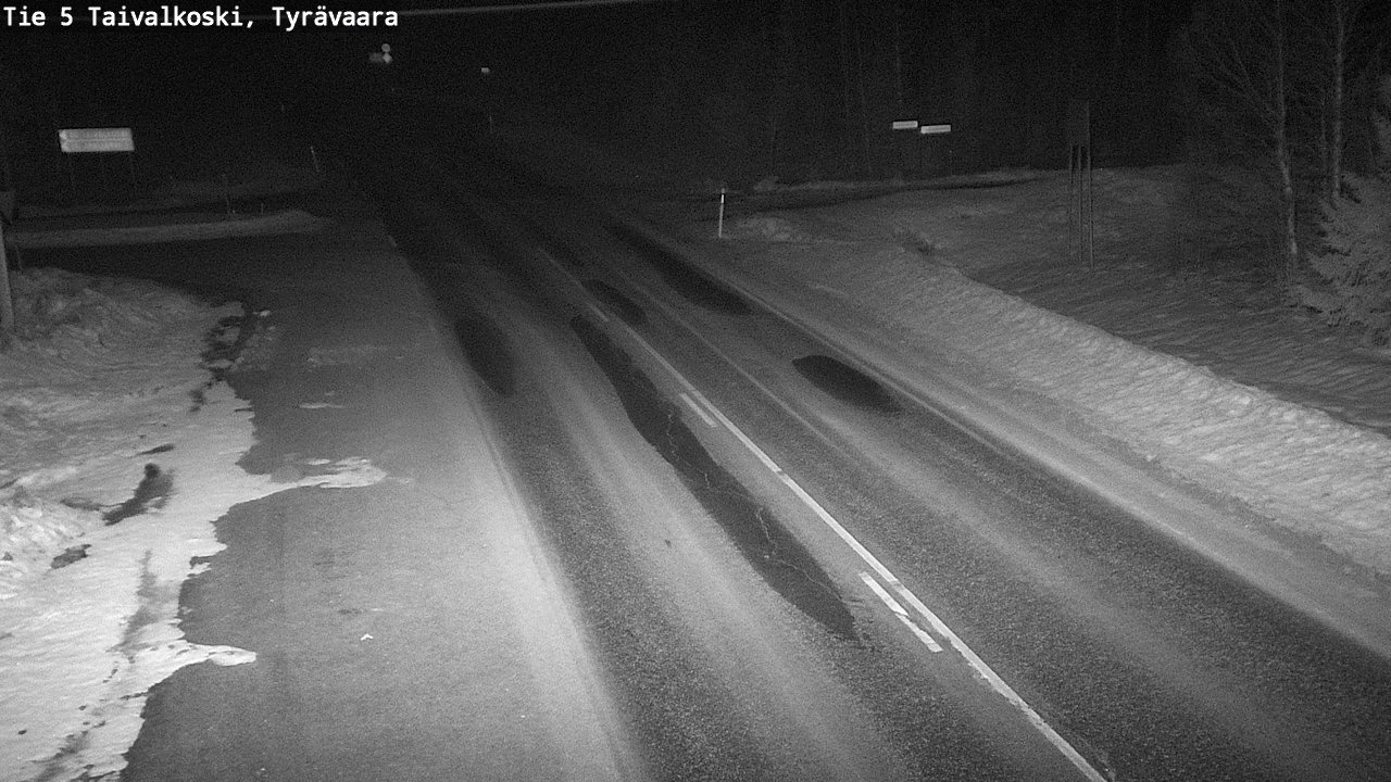 Kelikamerat Kuva Tie 5 Taivalkoski, Tyrävaara, Taivalkoski, Pohjois-Pohjanmaa