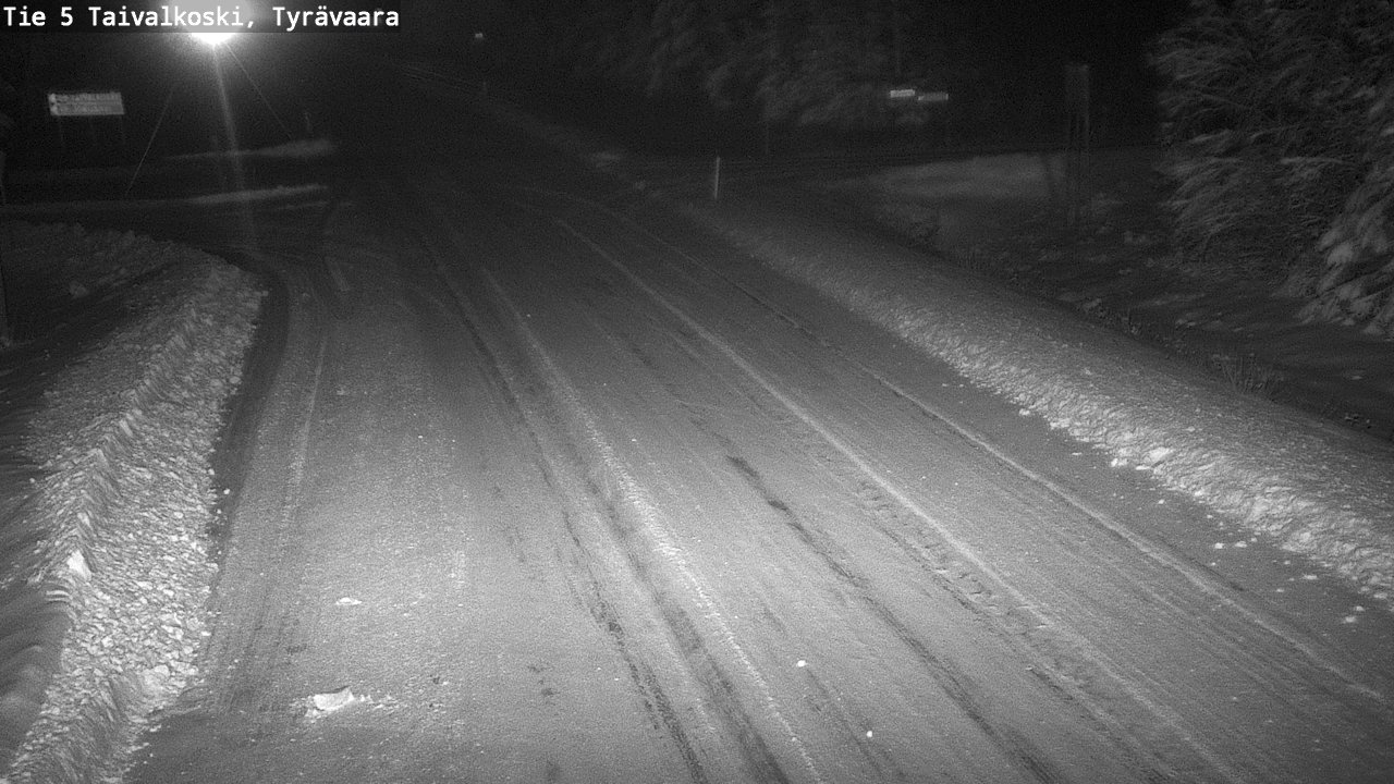 Weather Camera Image Road 5 Taivalkoski, Tyrävaara, Taivalkoski, Pohjois-Pohjanmaa