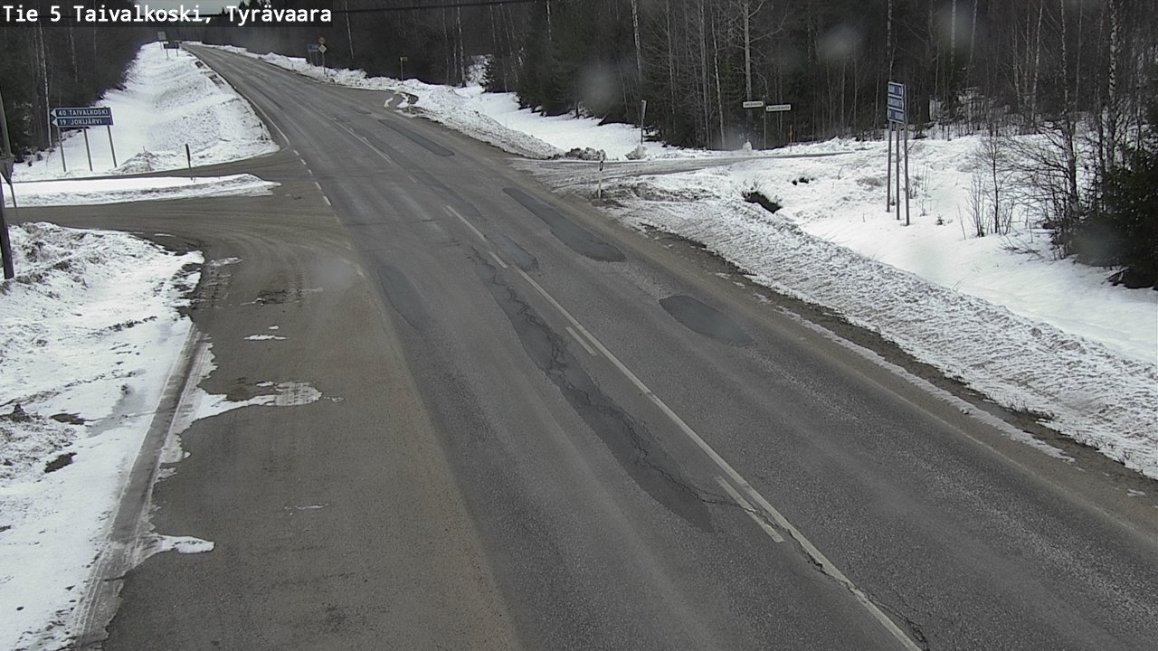 Kelikamerat Kuva Tie 5 Taivalkoski, Tyrävaara, Taivalkoski, Pohjois-Pohjanmaa