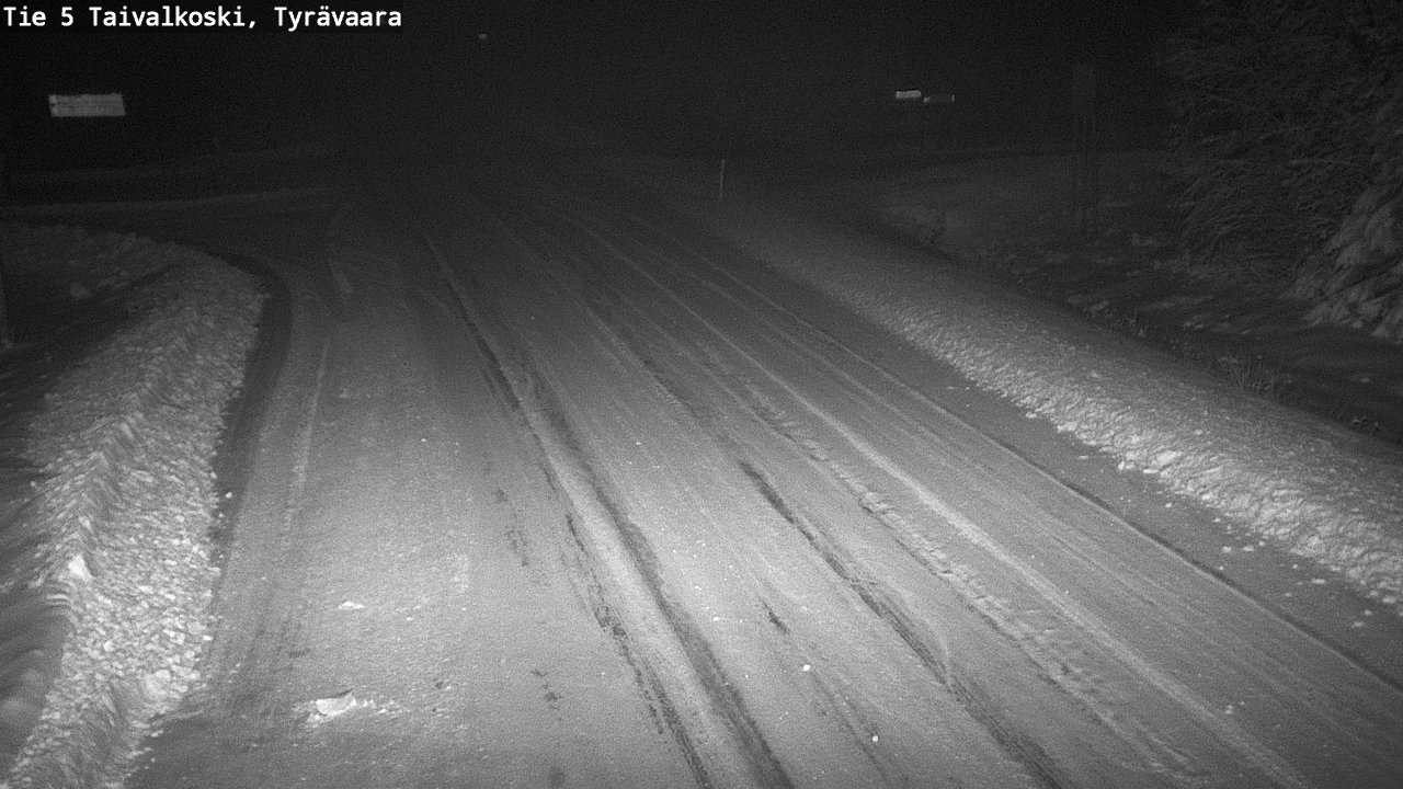 Weather Camera Image Road 5 Taivalkoski, Tyrävaara, Taivalkoski, Pohjois-Pohjanmaa