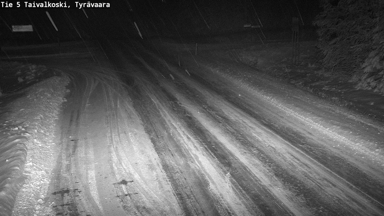 Weather Camera Image Road 5 Taivalkoski, Tyrävaara, Taivalkoski, Pohjois-Pohjanmaa