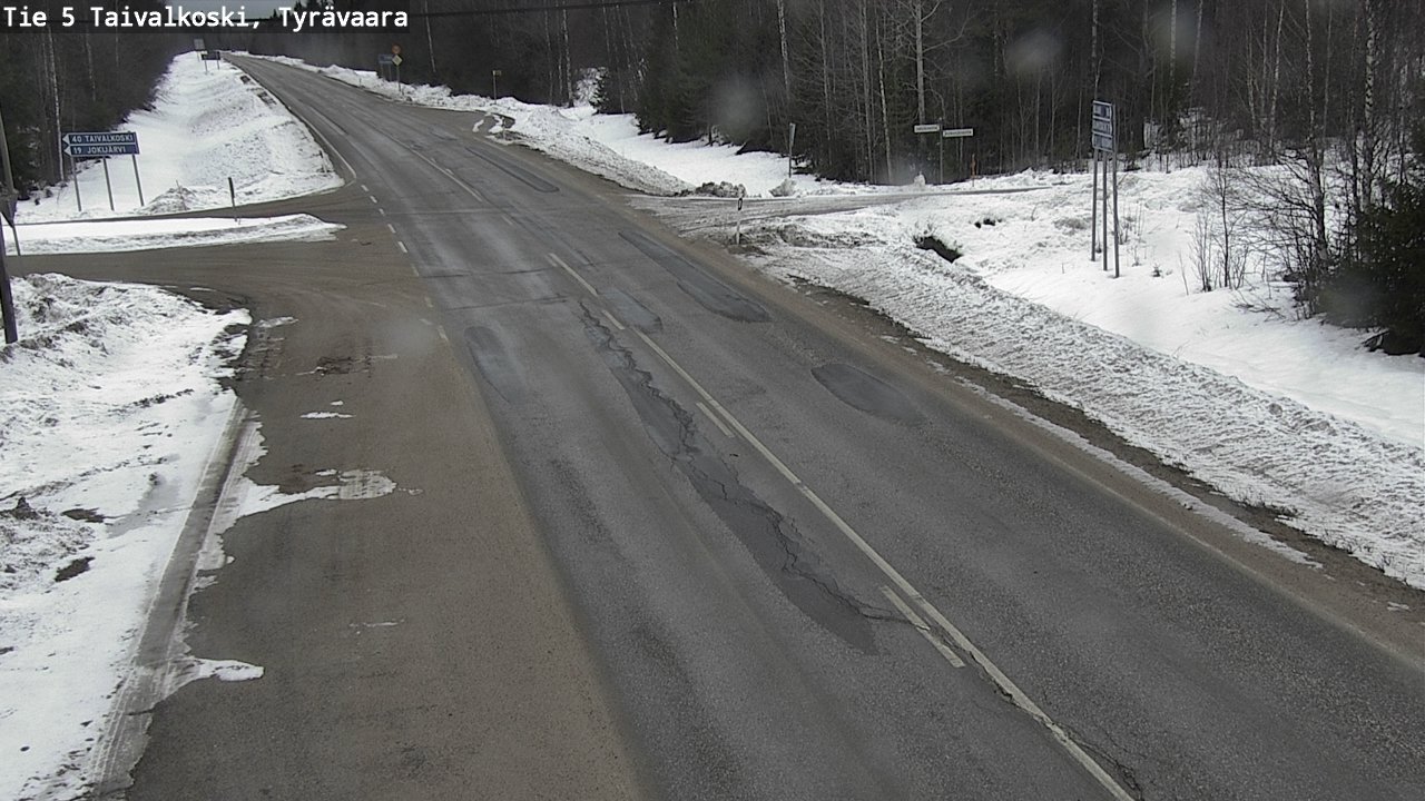 Kelikamerat Kuva Tie 5 Taivalkoski, Tyrävaara, Taivalkoski, Pohjois-Pohjanmaa