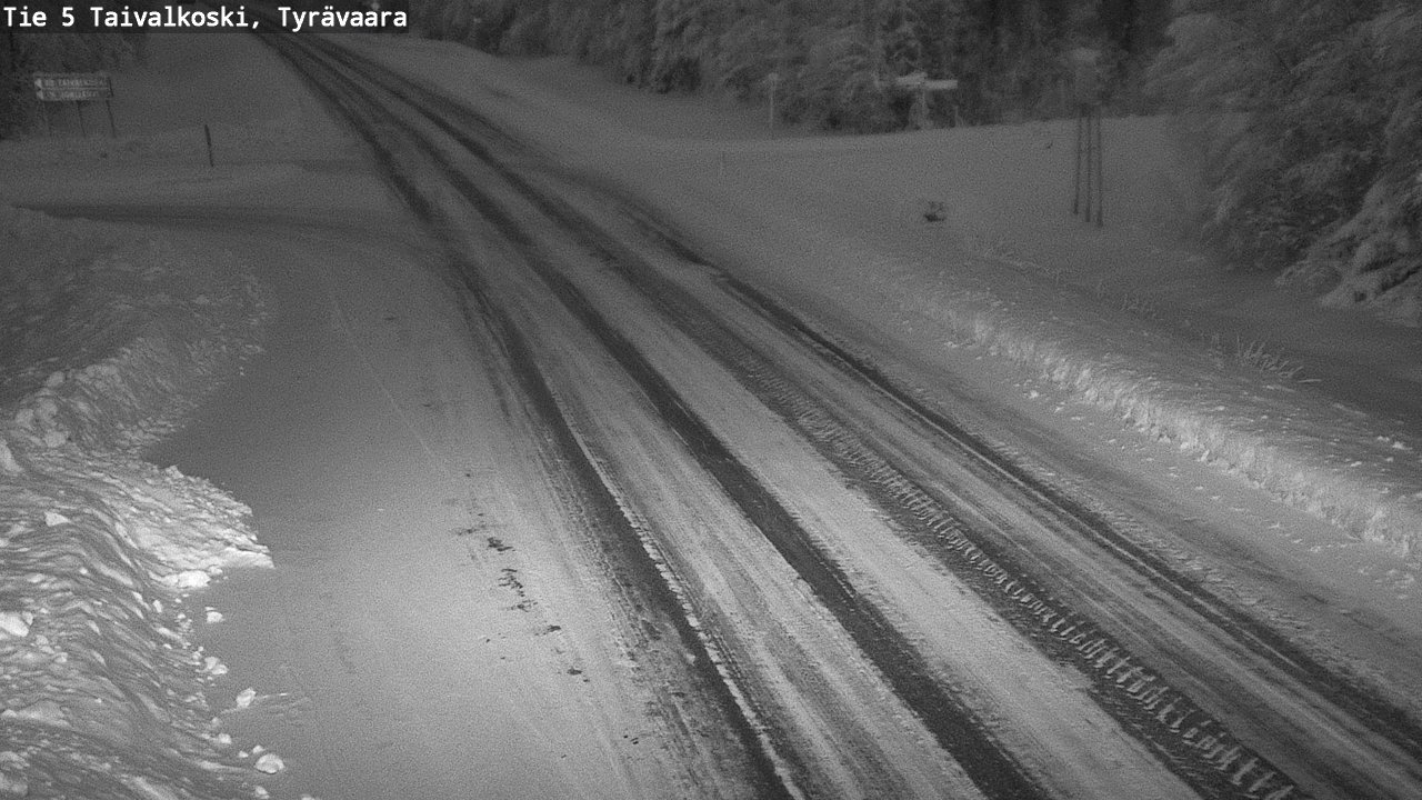 Kelikamerat Kuva Tie 5 Taivalkoski, Tyrävaara, Taivalkoski, Pohjois-Pohjanmaa