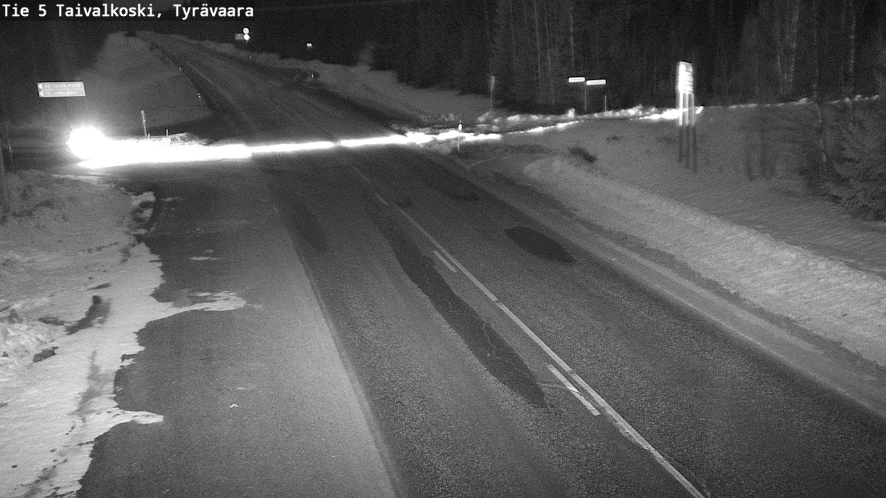 Kelikamerat Kuva Tie 5 Taivalkoski, Tyrävaara, Taivalkoski, Pohjois-Pohjanmaa