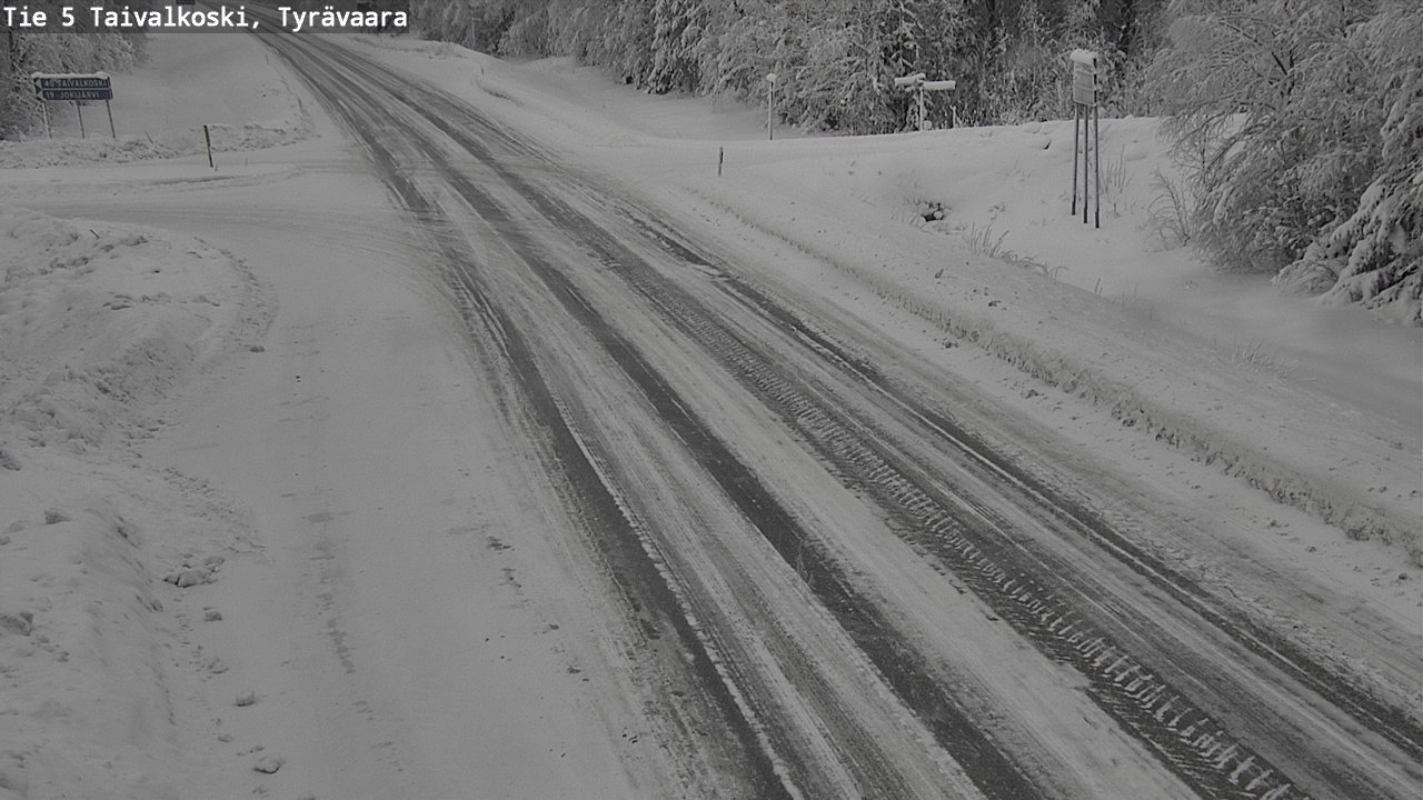 Kelikamerat Kuva Tie 5 Taivalkoski, Tyrävaara, Taivalkoski, Pohjois-Pohjanmaa