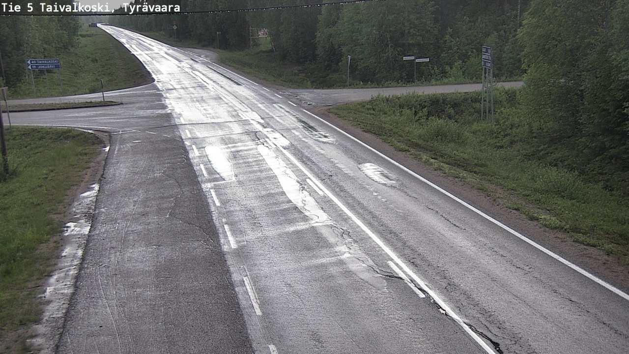 Kelikamerat Kuva Tie 5 Taivalkoski, Tyrävaara, Taivalkoski, Pohjois-Pohjanmaa