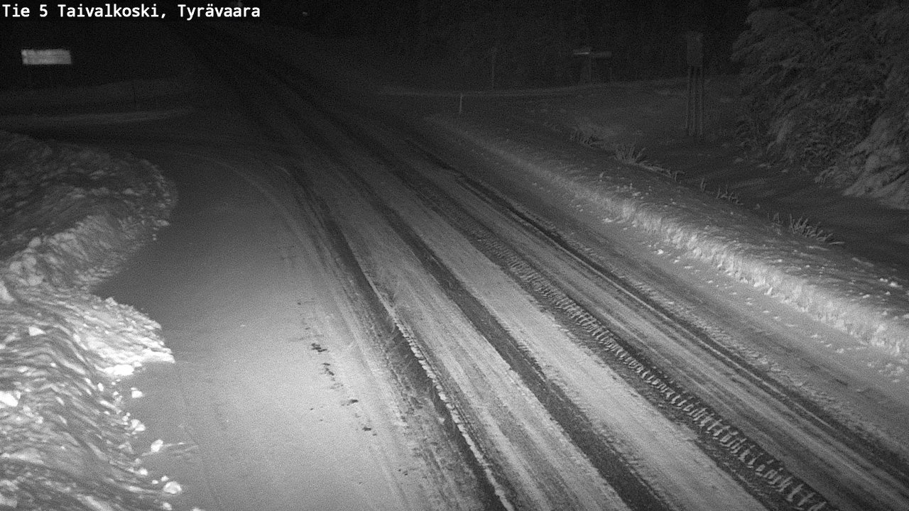 Kelikamerat Kuva Tie 5 Taivalkoski, Tyrävaara, Taivalkoski, Pohjois-Pohjanmaa