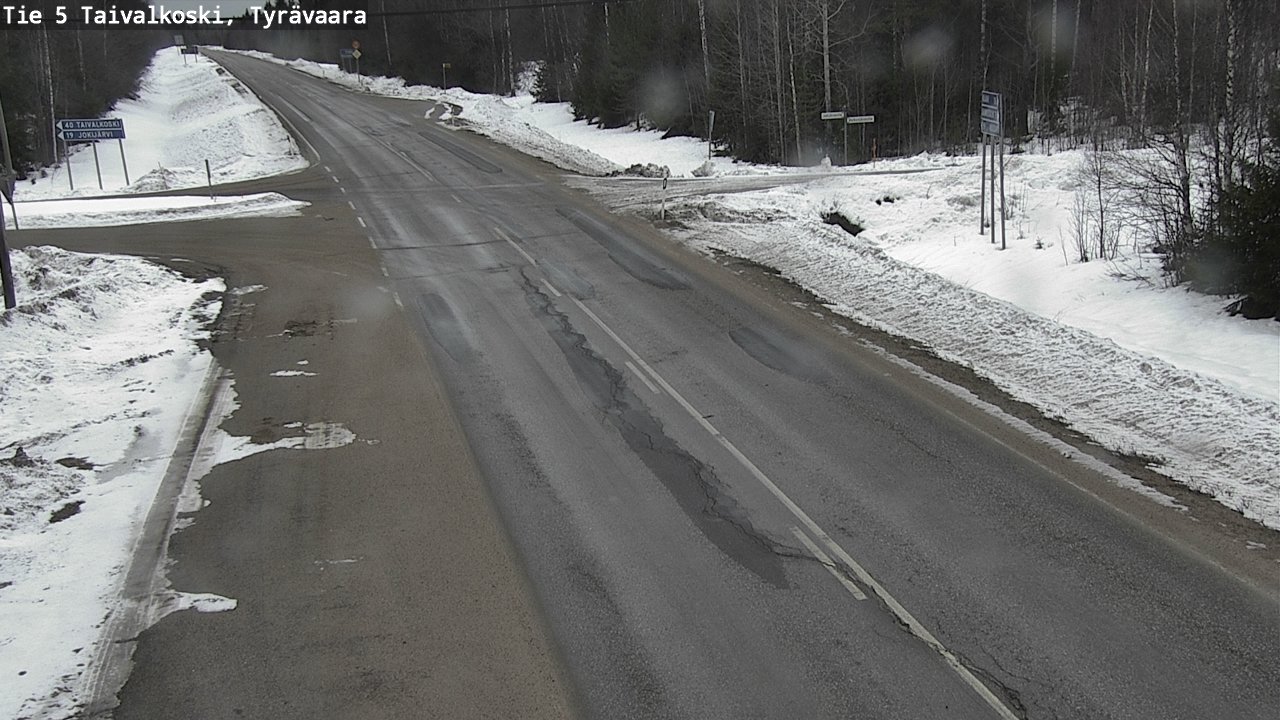 Kelikamerat Kuva Tie 5 Taivalkoski, Tyrävaara, Taivalkoski, Pohjois-Pohjanmaa