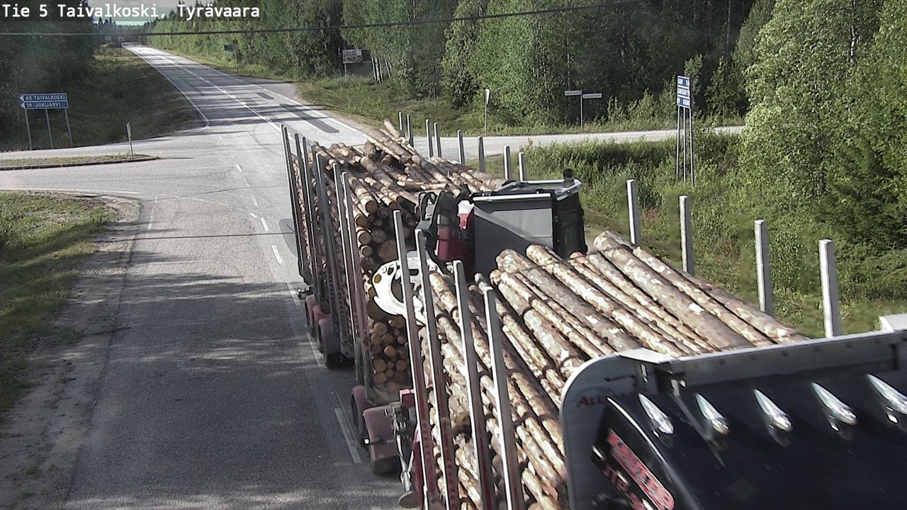 Kelikamerat Kuva Tie 5 Taivalkoski, Tyrävaara, Taivalkoski, Pohjois-Pohjanmaa