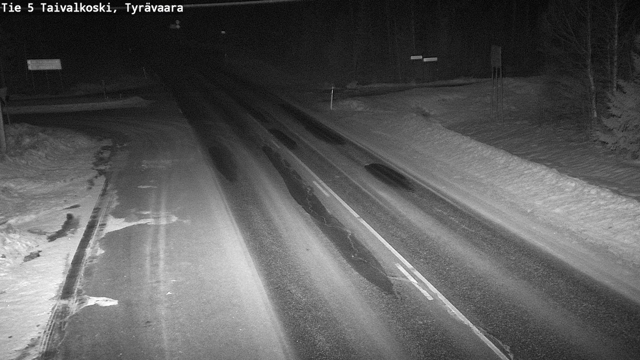 Kelikamerat Kuva Tie 5 Taivalkoski, Tyrävaara, Taivalkoski, Pohjois-Pohjanmaa