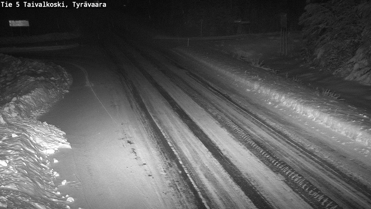 Kelikamerat Kuva Tie 5 Taivalkoski, Tyrävaara, Taivalkoski, Pohjois-Pohjanmaa