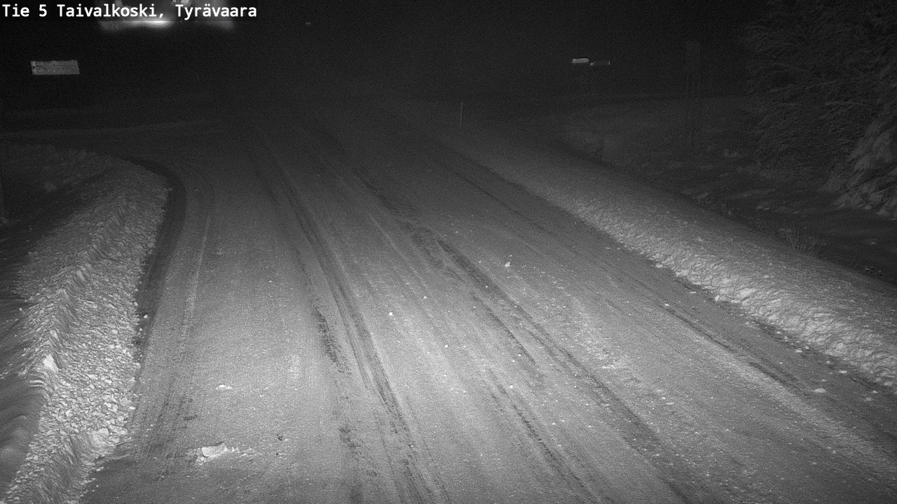 Weather Camera Image Road 5 Taivalkoski, Tyrävaara, Taivalkoski, Pohjois-Pohjanmaa