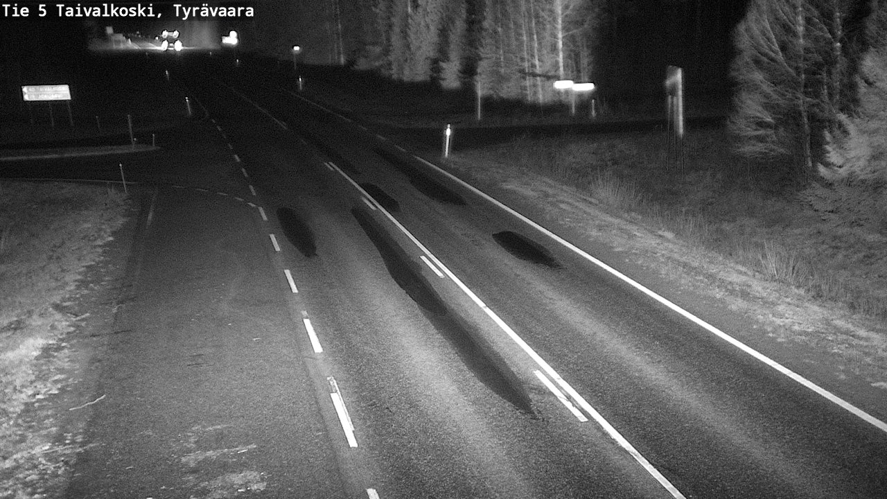 Kelikamerat Kuva Tie 5 Taivalkoski, Tyrävaara, Taivalkoski, Pohjois-Pohjanmaa