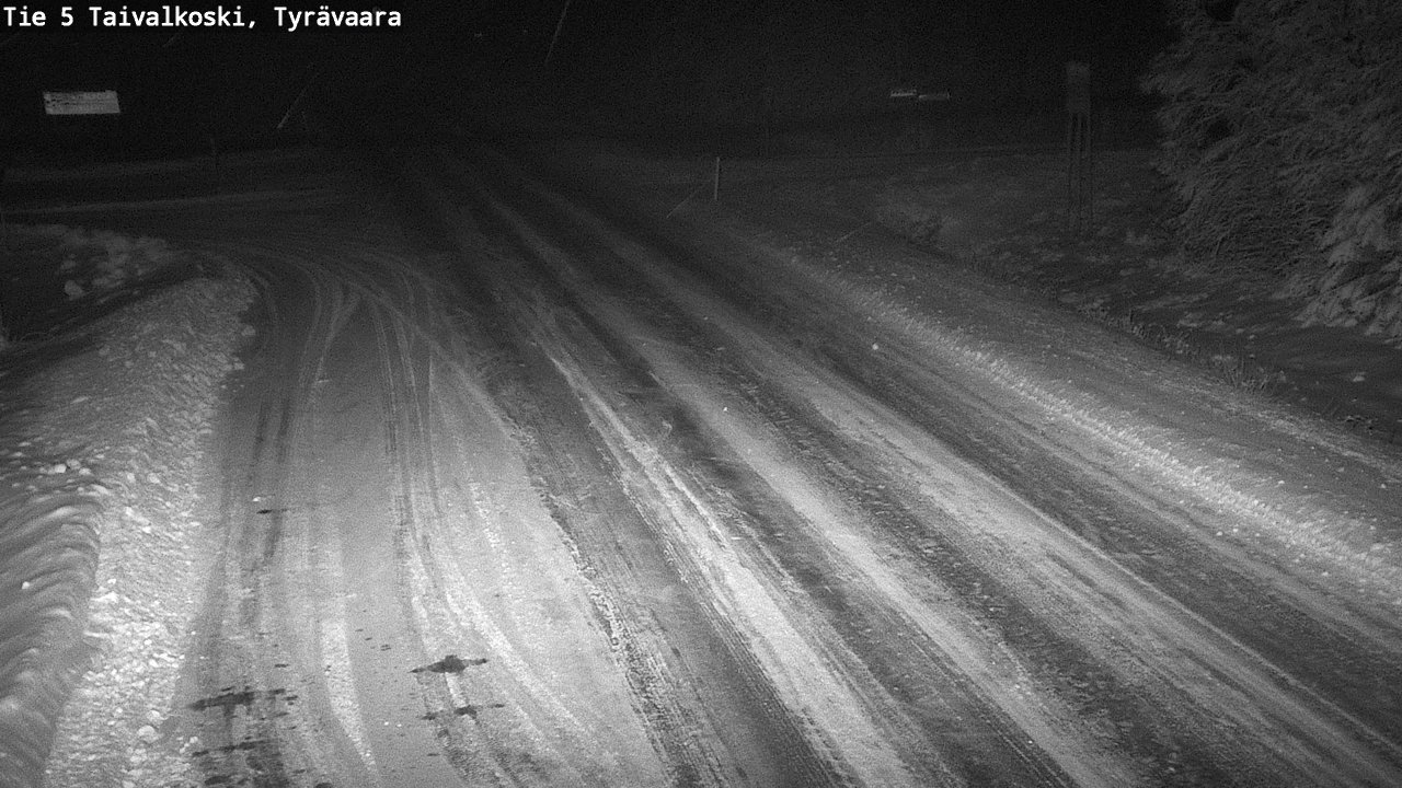 Weather Camera Image Road 5 Taivalkoski, Tyrävaara, Taivalkoski, Pohjois-Pohjanmaa