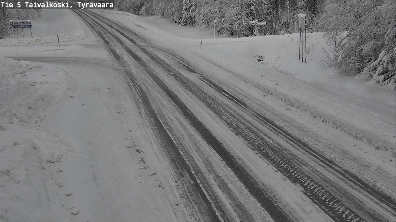 Kelikamerat Kuva Tie 5 Taivalkoski, Tyrävaara, Taivalkoski, Pohjois-Pohjanmaa