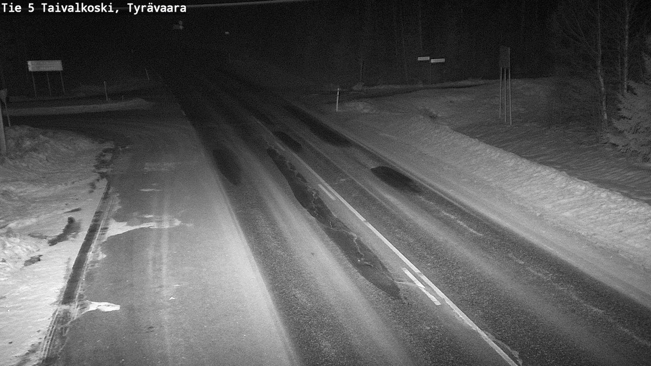 Kelikamerat Kuva Tie 5 Taivalkoski, Tyrävaara, Taivalkoski, Pohjois-Pohjanmaa