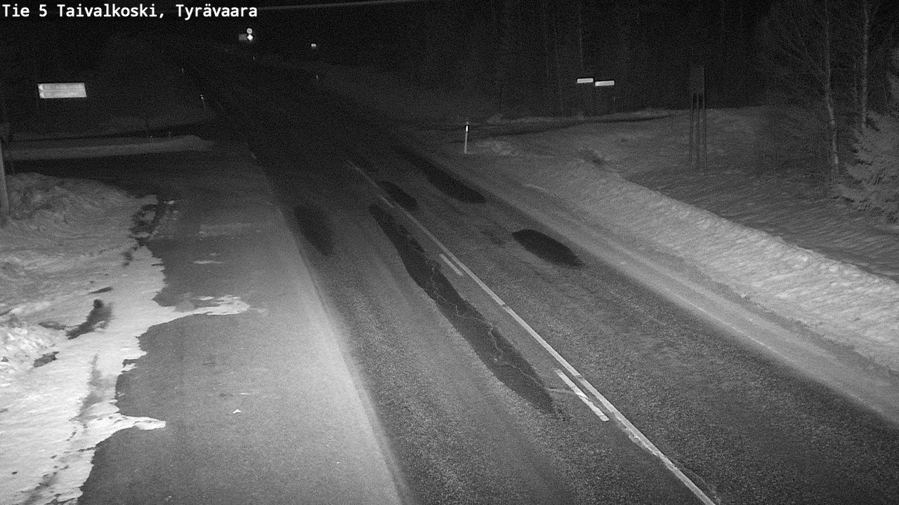 Kelikamerat Kuva Tie 5 Taivalkoski, Tyrävaara, Taivalkoski, Pohjois-Pohjanmaa