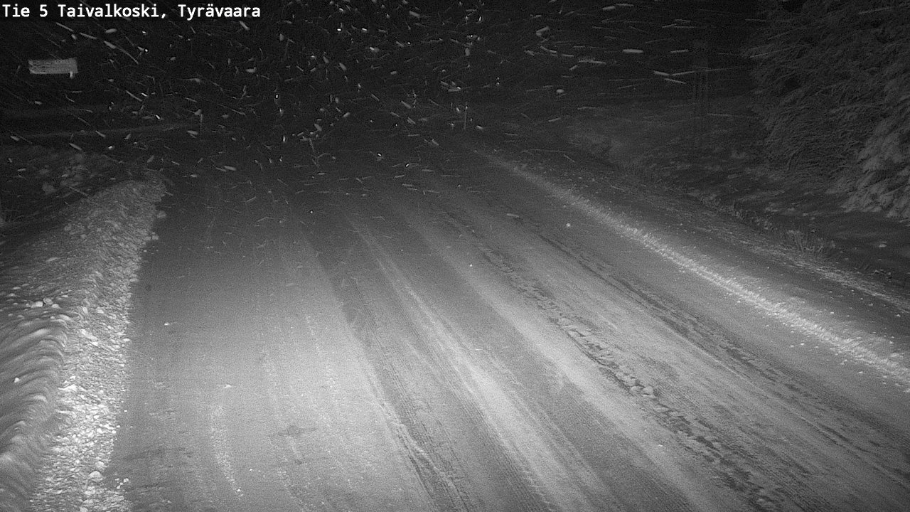 Weather Camera Image Road 5 Taivalkoski, Tyrävaara, Taivalkoski, Pohjois-Pohjanmaa